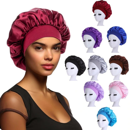 Lot de 5 Bonnets en Satin Multicolores