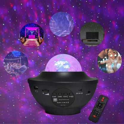 🌌 Projecteur Galaxie avec Bluetooth